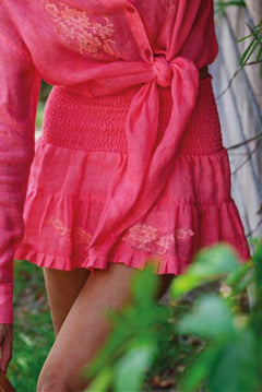 Petal Skirt in Linen