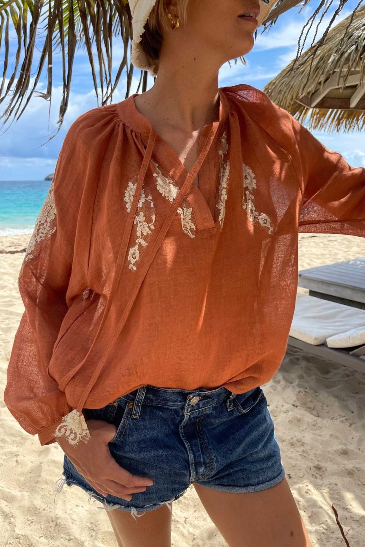 Pivoine Tunic in Linen