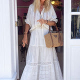 LONG SKIRT POEMA LINEN MARYLIN - Vanita Rosa