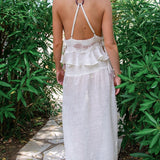 Mia Long Skirt in Linen