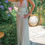 Mia Long Skirt in Linen