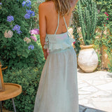 Mia Long Skirt in Linen