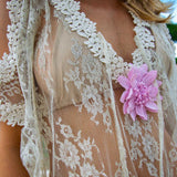 Poncho Rachel — Calais Lace Elegance - Vanita Rosa