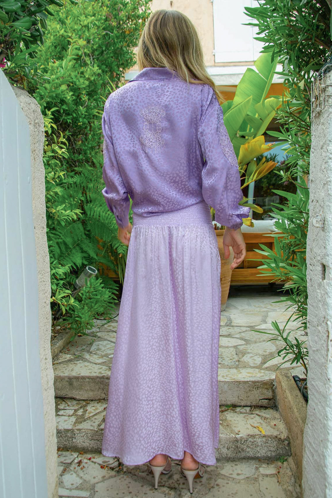 Rika Shirt in Silk Heart