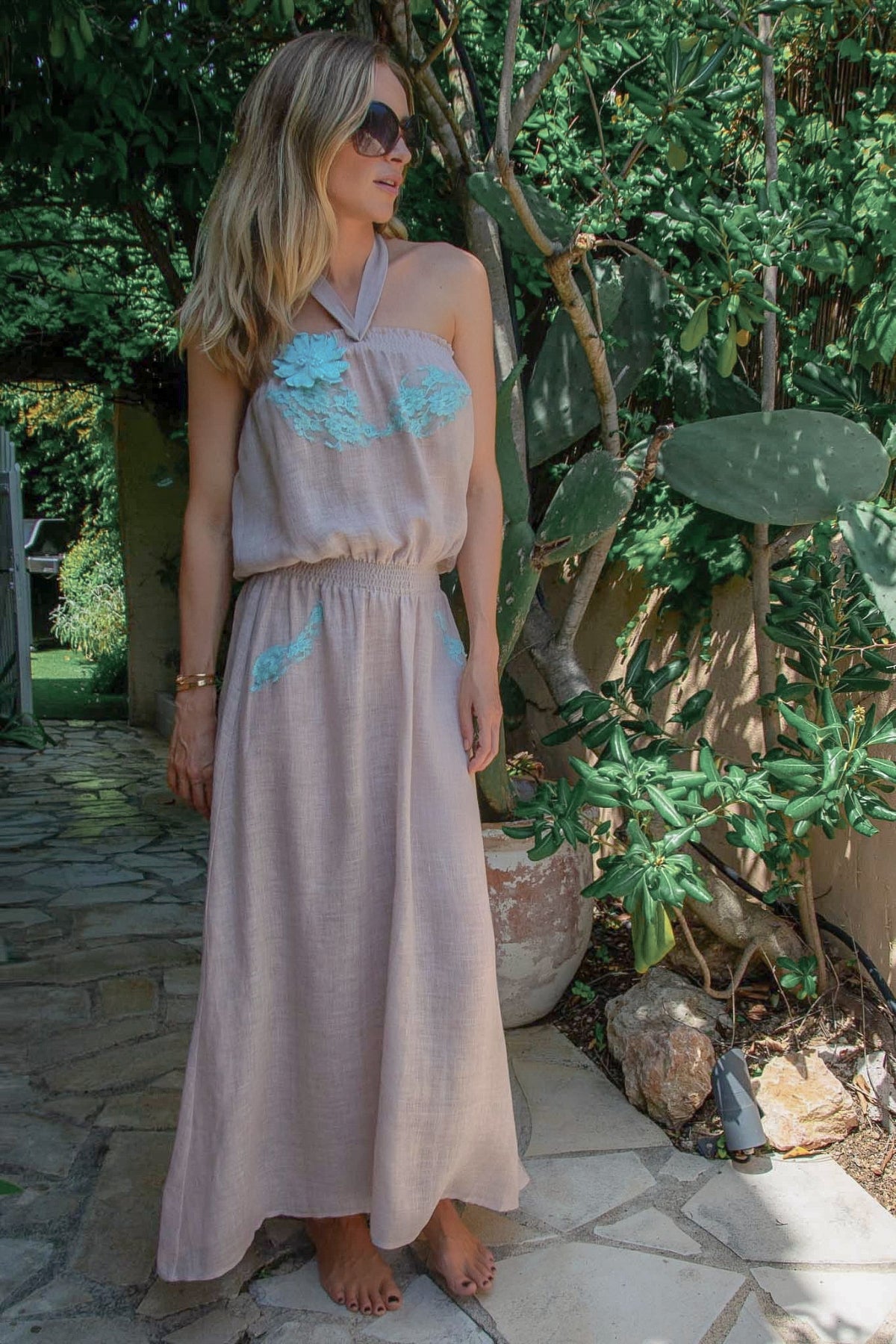 Rimini Long Dress in Linen