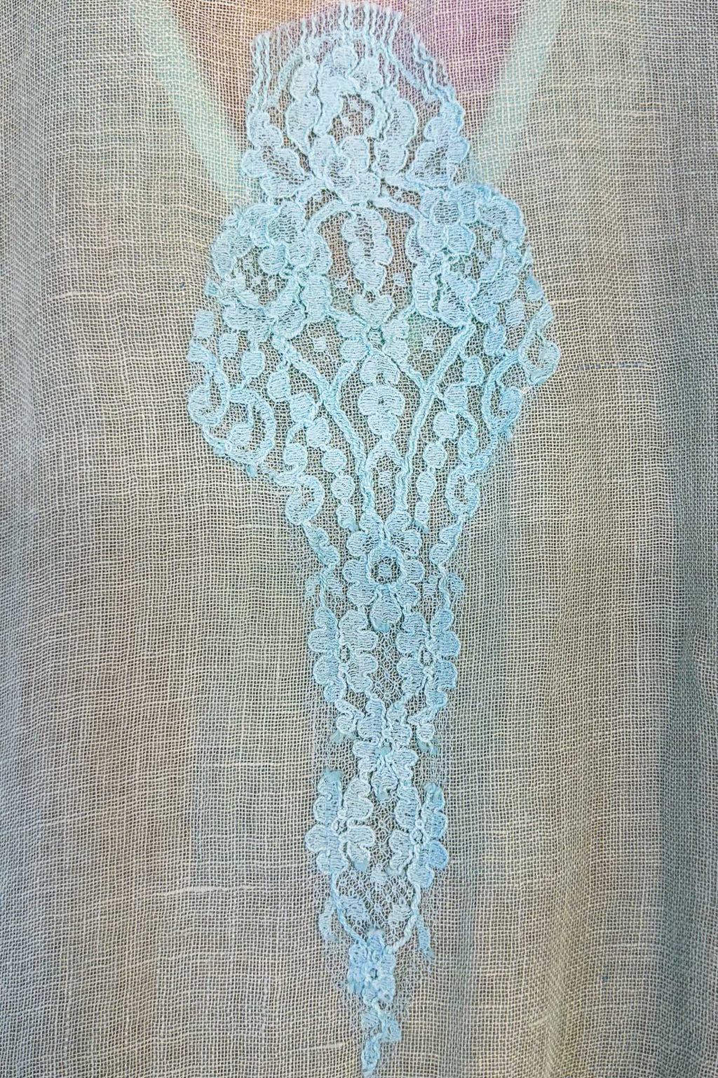 Rokie Top in Fine Linen Gauze Sand - Vanita Rosa