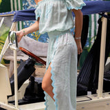 Rolling Long Dress in Linen