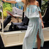 Rolling Long Dress in Linen