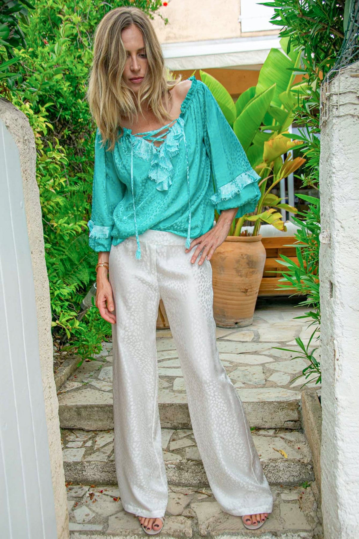 Rosana Tunic in Silk Heart