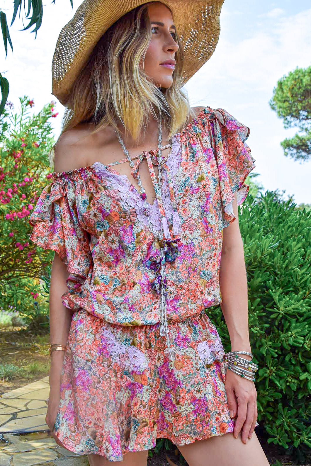 Romy Dress in Silk Liberty