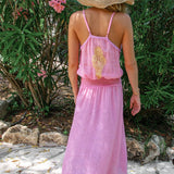 Rosa Long Dress in Linen