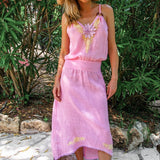 Rosa Long Dress in Linen