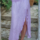 Jupe Rosalie en soie cœur