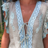 Roxane Dress in Linen