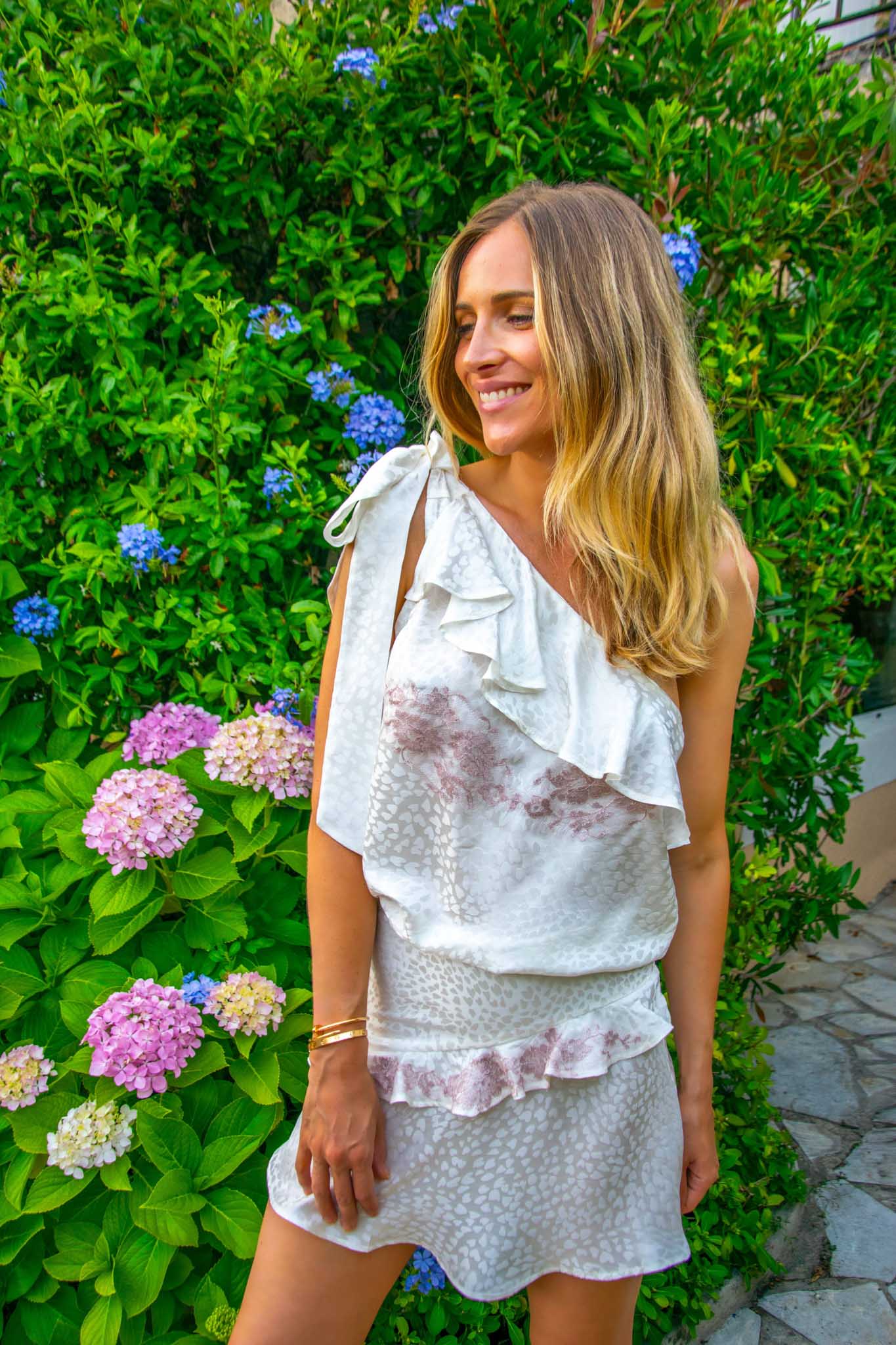 Ruby Dress in Silk Heart - Vanita Rosa