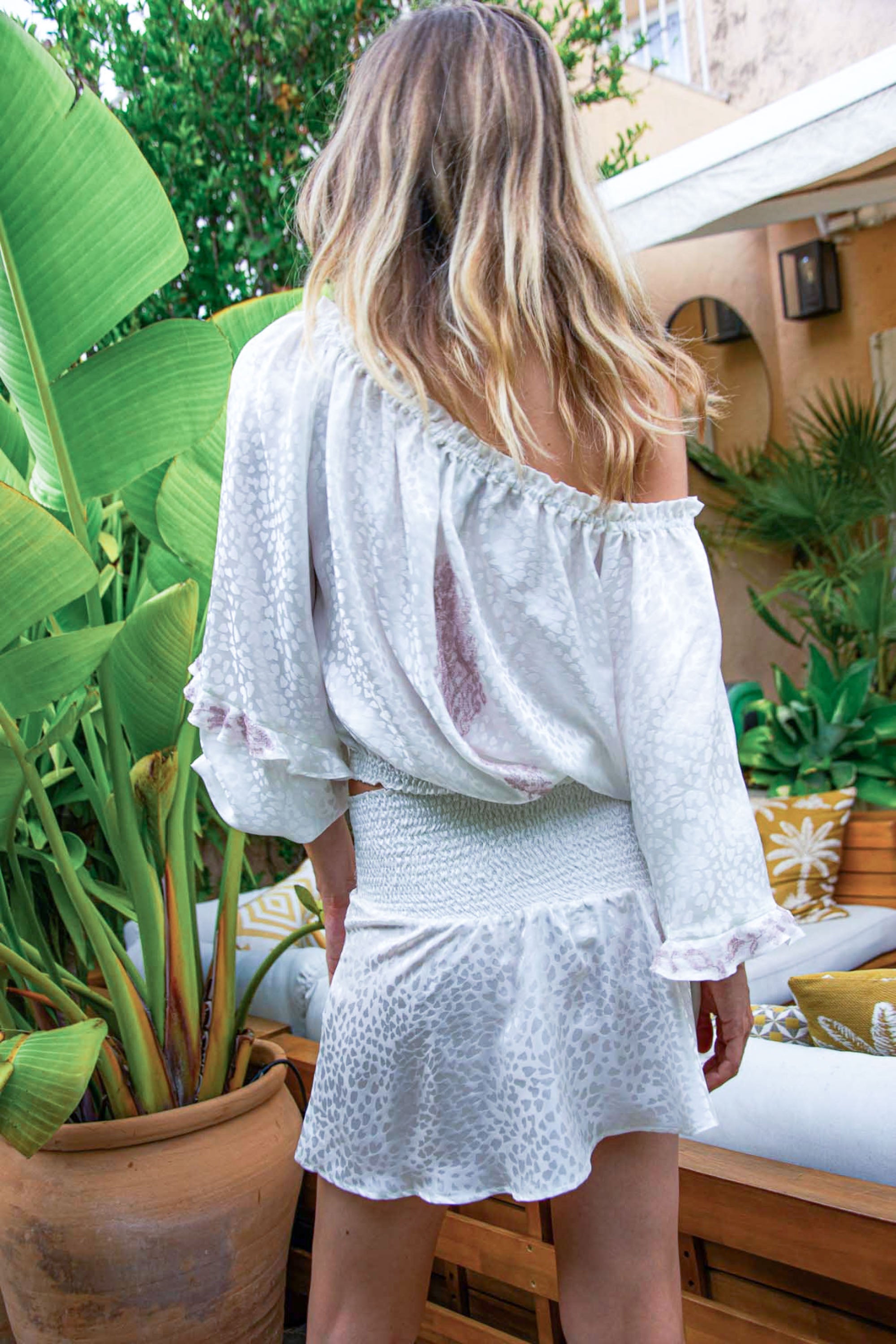 Blouse Rosana en Soie Cœur